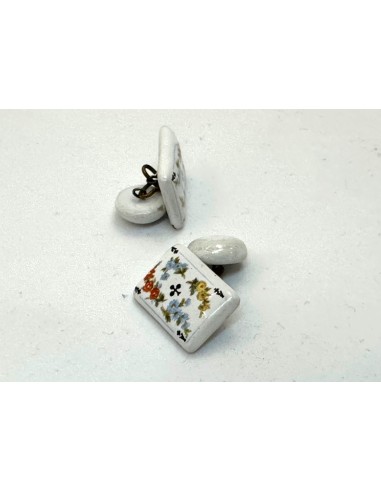 Manchetknapper af Porcelæn