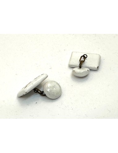 Manchetknapper af Porcelæn